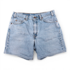 Vintage Levis 550 Shorts Mens 32 Blue Jean Denim Cotton Light Wash Relaxed 90s