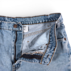 Vintage Levis 550 Shorts Mens 32 Blue Jean Denim Cotton Light Wash Relaxed 90s