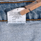 Vintage Levis 550 Shorts Mens 32 Blue Jean Denim Cotton Light Wash Relaxed 90s