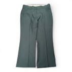 Vintage JCPenney Pants Mens 36x28 Green Dress Slacks Disco Talon Flared 70s