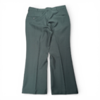 Vintage JCPenney Pants Mens 36x28 Green Dress Slacks Disco Talon Flared 70s