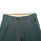 Vintage JCPenney Pants Mens 36x28 Green Dress Slacks Disco Talon Flared 70s