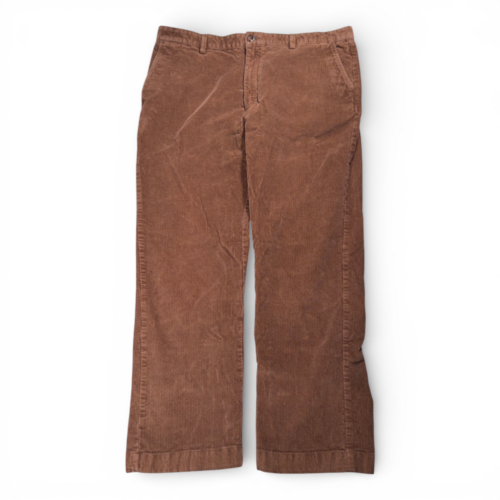 LL Bean Pants Mens 38x30 Brown Corduroy Classic Fit Cotton Wide Wale Heritage