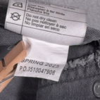 Carhartt Overalls Mens 44x32 Gray Canvas Bib Relaxed Rugged Flex Duck Workwear