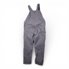 Carhartt Overalls Mens 44x32 Gray Canvas Bib Relaxed Rugged Flex Duck Workwear