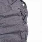 Carhartt Overalls Mens 44x32 Gray Canvas Bib Relaxed Rugged Flex Duck Workwear