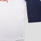 Vintage Wander Indiana Shirt Adult SMALL White Blue Raglan Destination USA 80s