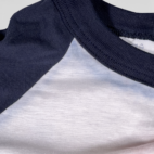 Vintage Wander Indiana Shirt Adult SMALL White Blue Raglan Destination USA 80s