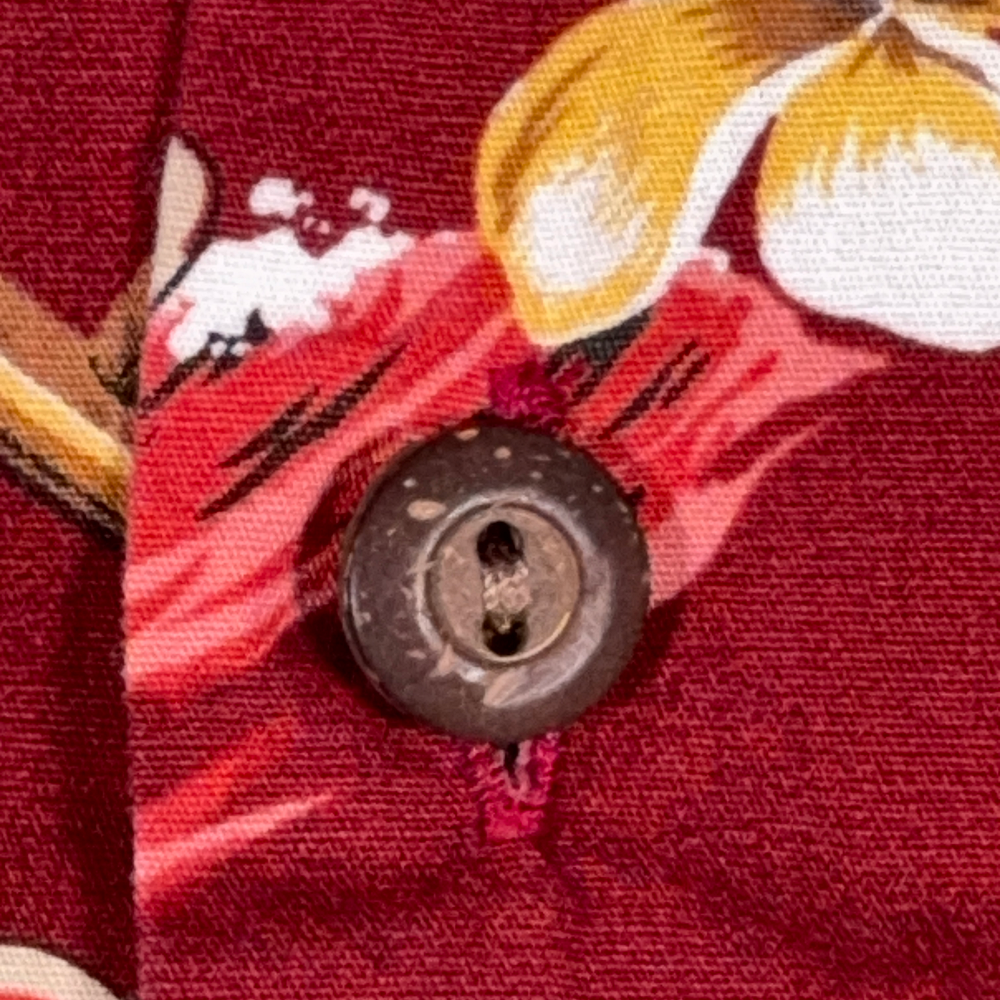 Vintage Hawaiian Shirt Adult LARGE Red Honolulu Surfer Hibiscus Hawaii USA 80s-7 Vintage Hawaiian Shirt Adult LARGE Red Honolulu Surfer Hibiscus Hawaii USA 80s