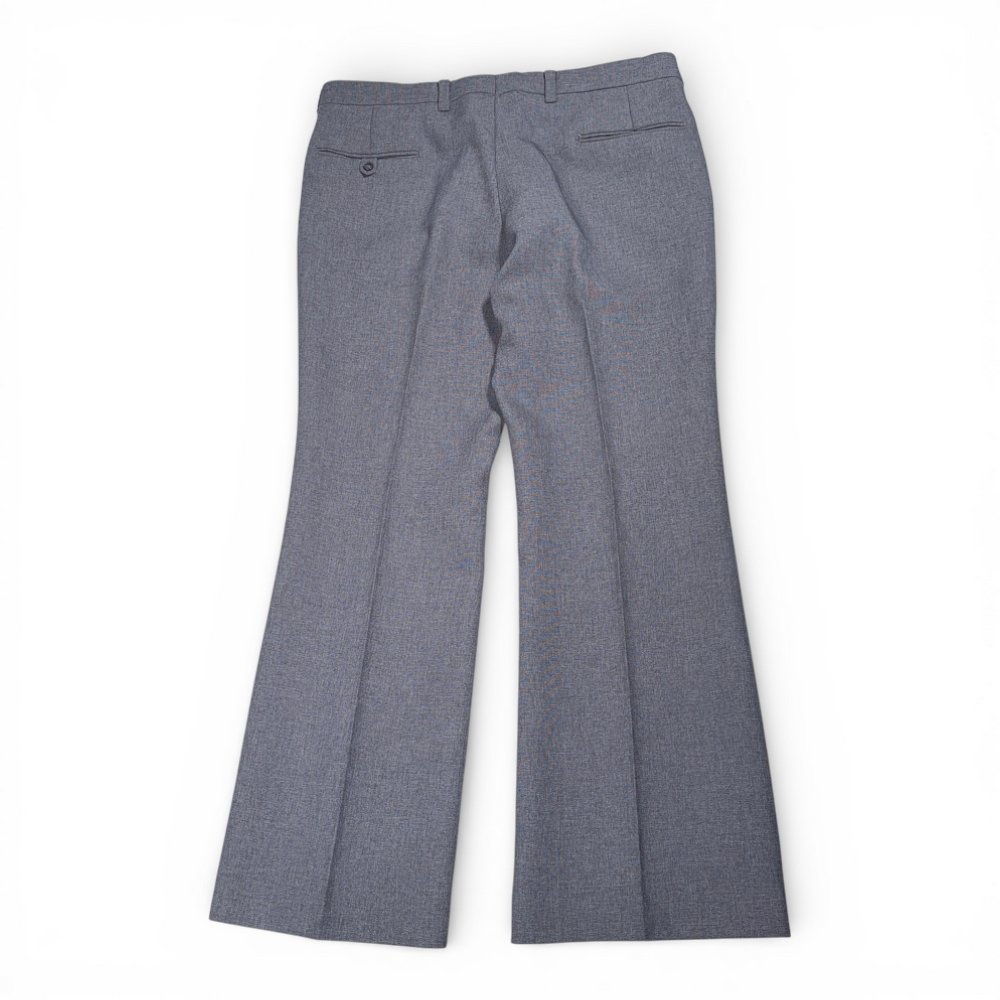 Vintage Levis Pants Mens 36x29 Gray Panatela Flared Disco Slacks Talon Zip 70s-2 Vintage Levis Pants Mens 36x29 Gray Panatela Flared Disco Slacks Talon Zip 70s