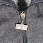 Vintage Spalding Track Jacket Adult LARGE Black White Colorblock Chevron 90s