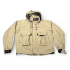 LL Bean Jacket Adult LARGE Brown Wading Fly Fishing Gore Tex Paclite Tactical