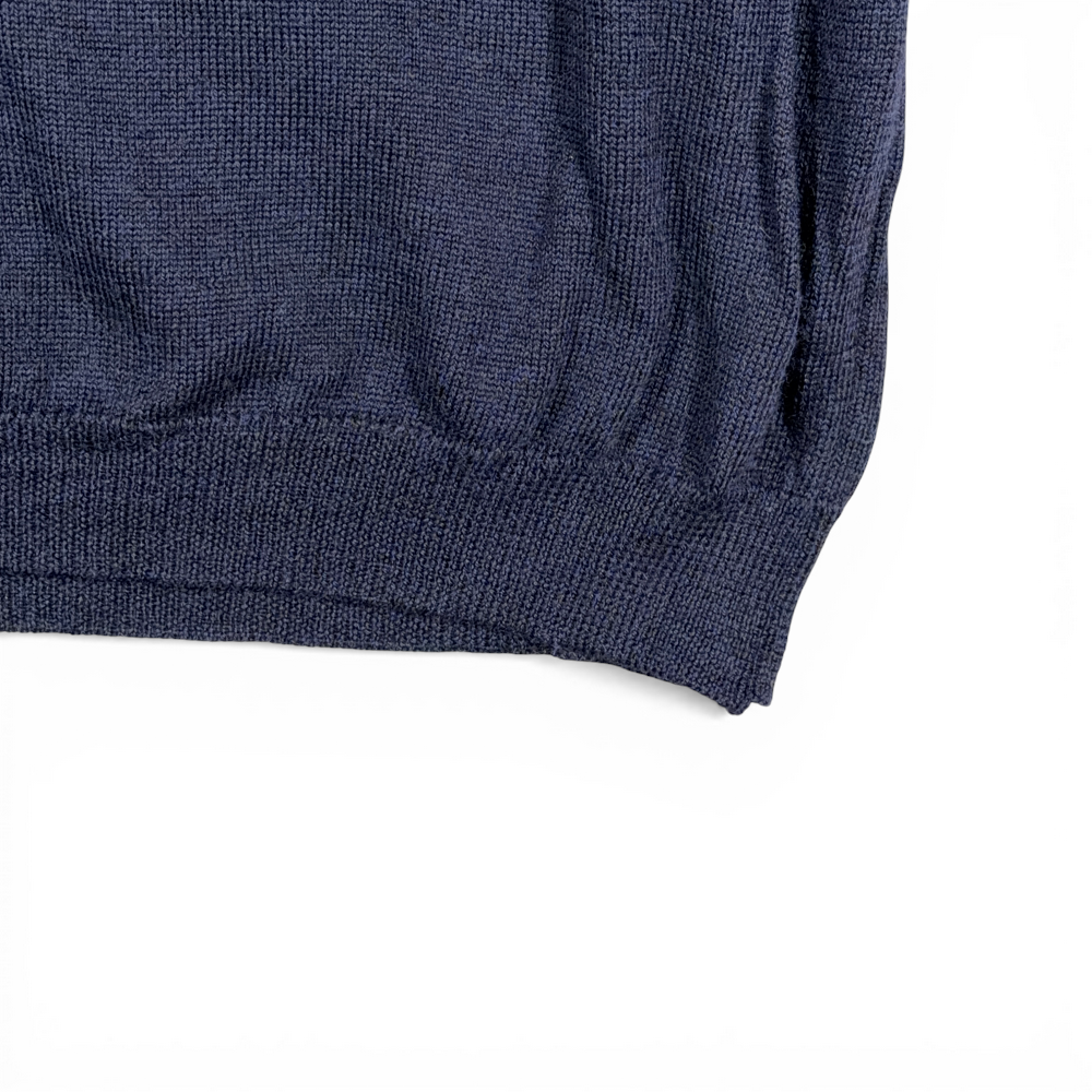 Vintage Brandini Sweater Vest Adult LARGE Blue Merino Wool Italy Preppy Y2K-5 Vintage Brandini Sweater Vest Adult LARGE Blue Merino Wool Italy Preppy Y2K