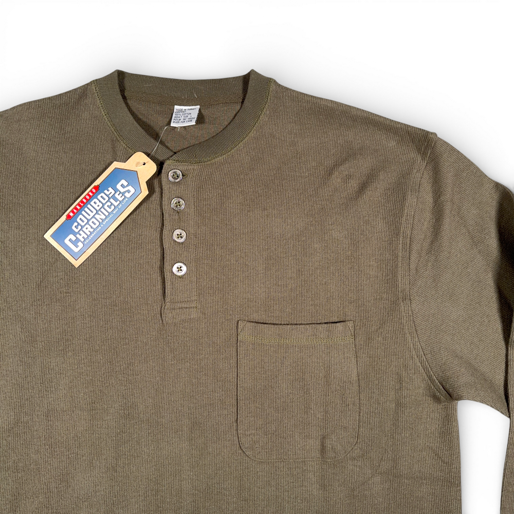 Vintage Marlboro Shirt Adult LARGE Brown Henley Cowboy Chronicles Deadstock Y2K-2 Vintage Marlboro Shirt Adult LARGE Brown Henley Cowboy Chronicles Deadstock Y2K