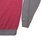 Vintage John Blair Sweater Adult LARGE Gray Blue Colorblock Sweatshirt Polo 90s