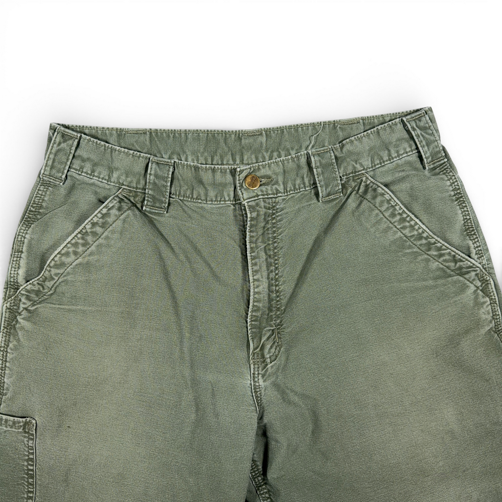 Vintage Carhartt Pants Mens 33x25 Green Carpenter Workwear Army Y2K 36x30 Tag-3 Vintage Carhartt Pants Mens 33x25 Green Carpenter Workwear Army Y2K 36x30 Tag