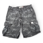 Vintage Levis Cargo Shorts Mens 34 Gray Camo Utility Tactical Military Baggy Y2K