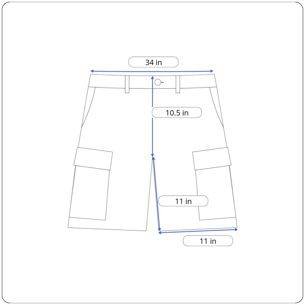 511 Tactical Shorts Mens 34 Blue Ripstop Cargo Workwear Outdoor Utility Pockets