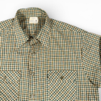 Vintage Big Mac Shirt Adult EXTRA LARGE Green Gingham USA Cotton 70s