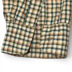 Vintage Big Mac Shirt Adult EXTRA LARGE Green Gingham USA Cotton 70s