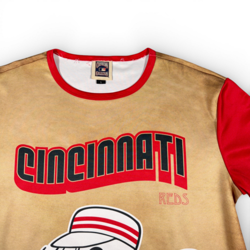 Vintage Cincinnati Reds Sweater Adult LARGE Gold Cooperstown Collection MLB 90s-2 Vintage Cincinnati Reds Sweater Adult LARGE Gold Cooperstown Collection MLB 90s