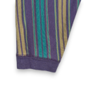 Vintage Levis Shirt Adult LARGE Purple Green Gold Striped Henley Grunge USA 90s