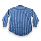 Vintage Levis Shirt Adult EXTRA LARGE Brown Striped Flannel Cotton Grunge 90s