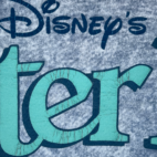 Peter Pan Shirt Adult LARGE Blue Disney Parks Spirit Jersey Denim Dye Oversize