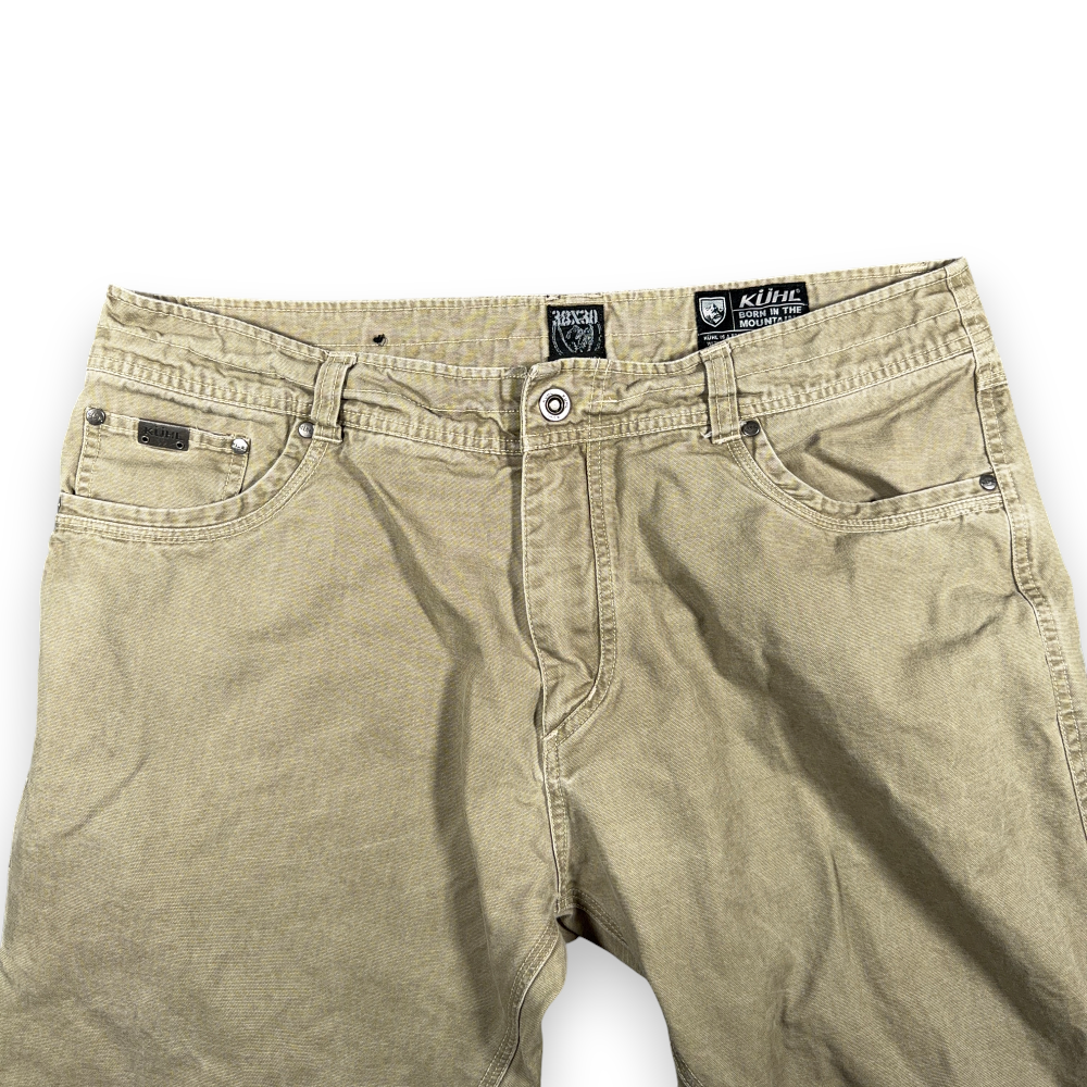 Kuhl Pants Mens 38x30 Brown Canvas Outkast Heavyweight Vintage Patina Dye Hiking-3 Kuhl Pants Mens 38x30 Brown Canvas Outkast Heavyweight Vintage Patina Dye Hiking