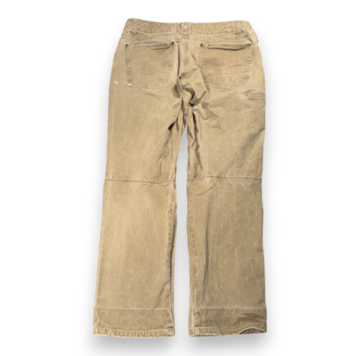 Kuhl Pants Mens 38×32 Brown Canvas Rydr Heavyweight Vintage Patina Dye Stretch-2 Kuhl Pants Mens 38x32 Brown Canvas Rydr Heavyweight Vintage Patina Dye Stretch