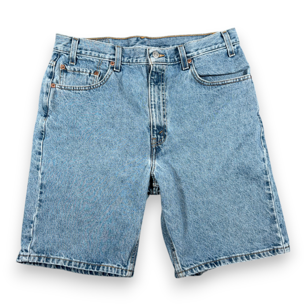 Vintage Levis Jean Shorts Mens 34 Blue Light Wash Denim 505 Regular Fit Y2K-1 Vintage Levis Jean Shorts Mens 34 Blue Light Wash Denim 505 Regular Fit Y2K