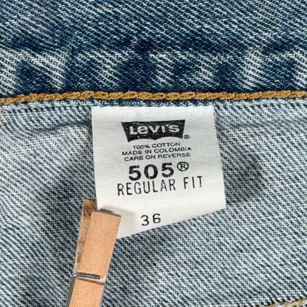 Vintage Levis Jean Shorts Mens 34 Blue Light Wash Denim 505 Regular Fit Y2K-4 Vintage Levis Jean Shorts Mens 34 Blue Light Wash Denim 505 Regular Fit Y2K