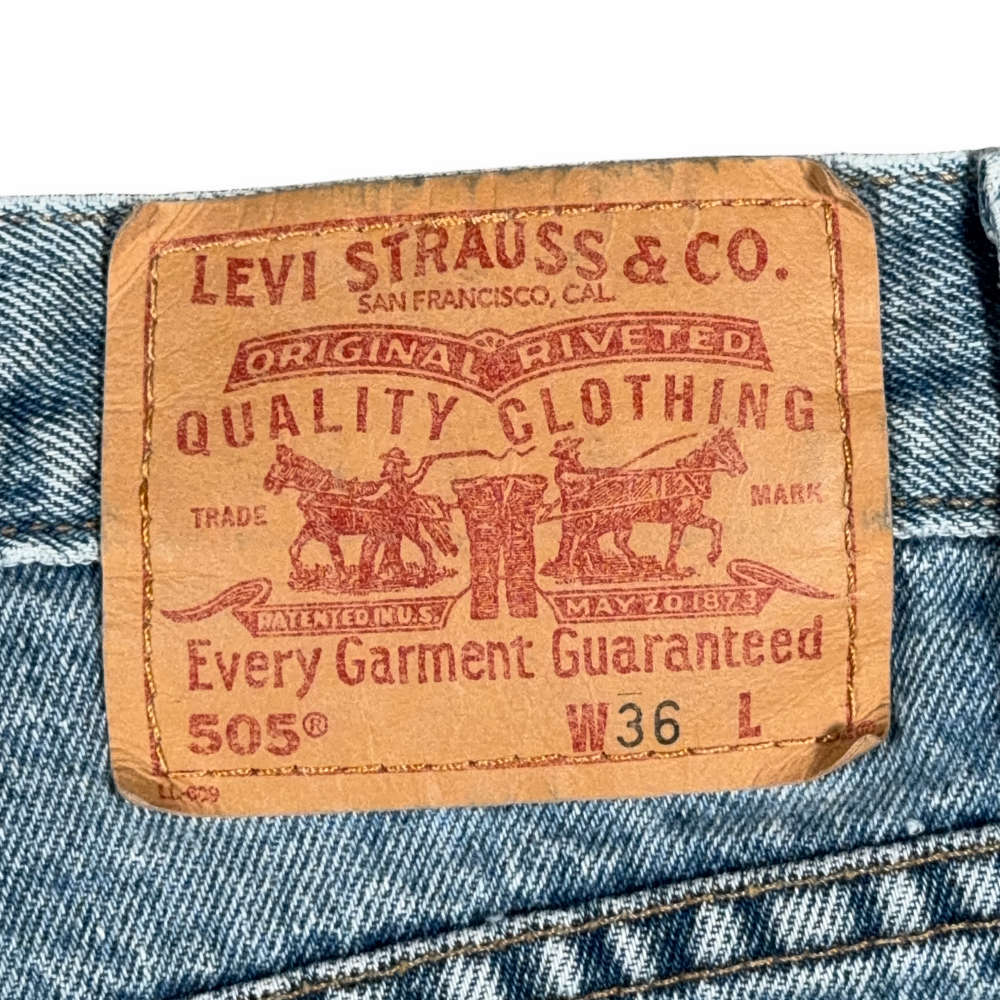 Vintage Levis Jean Shorts Mens 34 Blue Light Wash Denim 505 Regular Fit Y2K-6 Vintage Levis Jean Shorts Mens 34 Blue Light Wash Denim 505 Regular Fit Y2K