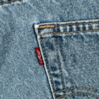 Vintage Levis Jean Shorts Mens 34 Blue Light Wash Denim 505 Regular Fit Y2K