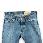 Vintage Hollister Jeans Mens 30x30 Blue Boomer Slim Bootcut Button Fly Y2K