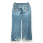 Ariat Jeans Mens 34x30 Blue Rebar M5 Slim Straight Distressed Medium Wash Denim