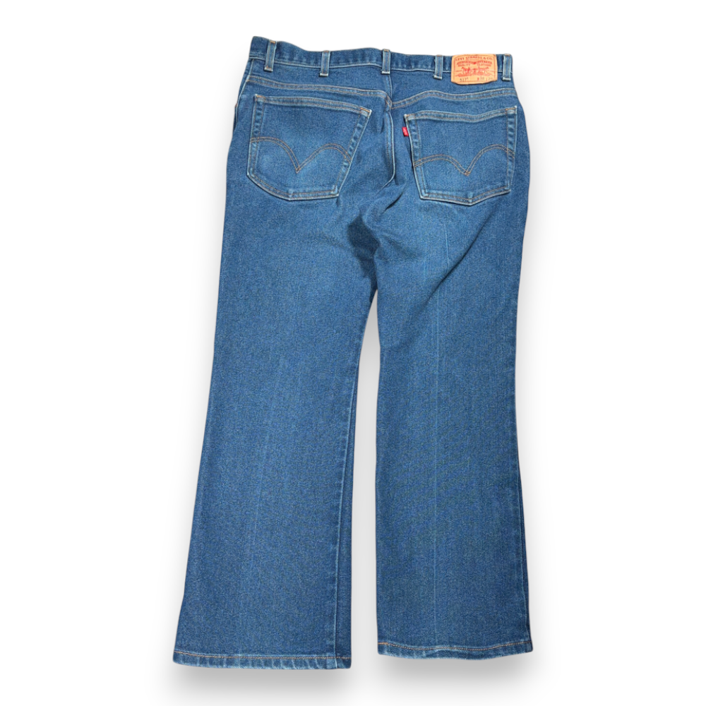 Vintage Levis Jeans Mens 36x29 Blue 517 Bootcut Dark Wash Denim Cotton Poly Y2K-2 Vintage Levis Jeans Mens 36x29 Blue 517 Bootcut Dark Wash Denim Cotton Poly Y2K
