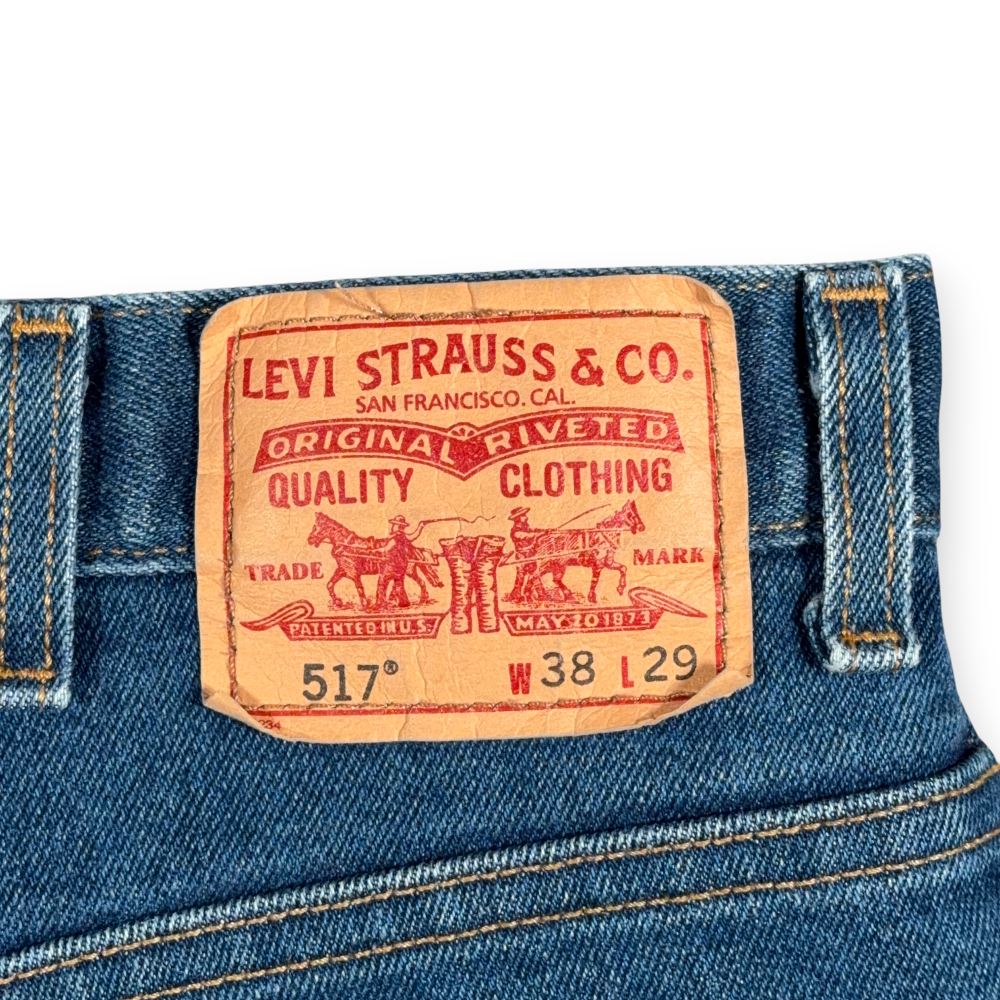 Vintage Levis Jeans Mens 36x29 Blue 517 Bootcut Dark Wash Denim Cotton Poly Y2K-8 Vintage Levis Jeans Mens 36x29 Blue 517 Bootcut Dark Wash Denim Cotton Poly Y2K