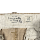 Abercrombie Fitch Shorts Mens 30 Brown Cargo Canvas Button Fly Tactical Outdoor