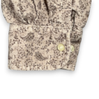 Vintage Lands End Shirt Adult LARGE Brown Corduroy Cotton Paisley Preppy 90s