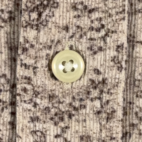 Vintage Lands End Shirt Adult LARGE Brown Corduroy Cotton Paisley Preppy 90s