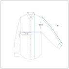 Vintage Lands End Shirt Adult LARGE Brown Corduroy Cotton Paisley Preppy 90s