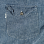 Vintage Levis Shirt Adult LARGE Blue White Houndstooth Check Cotton Grunge 90s