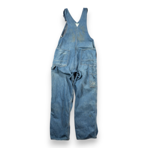 Vintage OshKosh BGosh Overalls Mens 32×30 Blue Denim Vestbak Sanforized USA 60s-2 Vintage OshKosh BGosh Overalls Mens 32x30 Blue Denim Vestbak Sanforized USA 60s