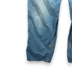 Vintage OshKosh BGosh Overalls Mens 32x30 Blue Denim Vestbak Sanforized USA 60s