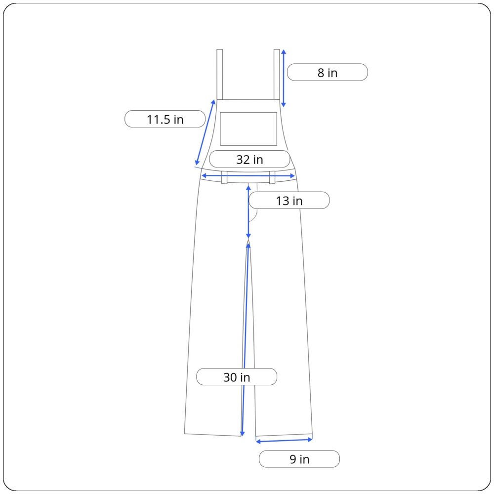 Vintage OshKosh BGosh Overalls Mens 32x30 Blue Denim Vestbak Sanforized USA 60s