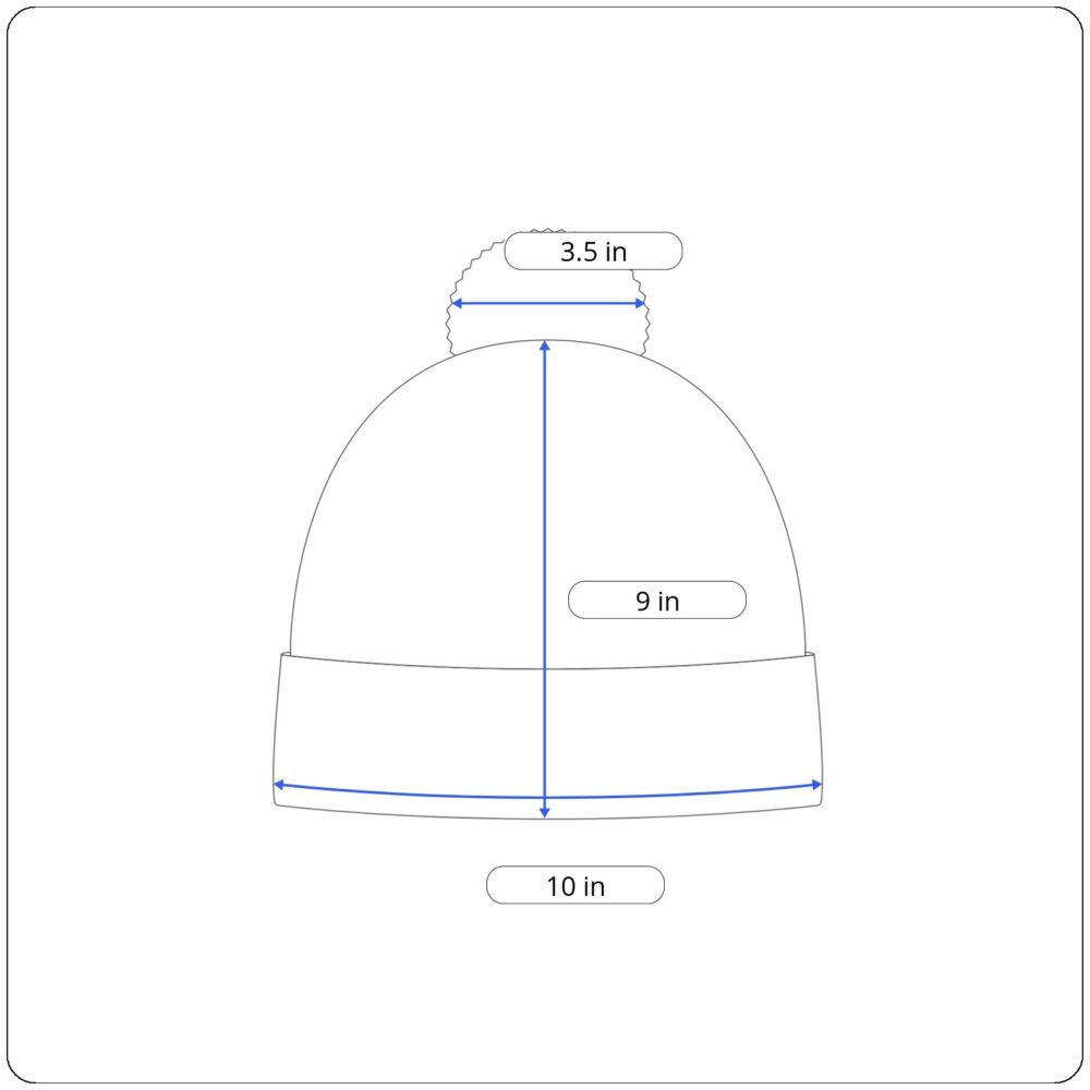 Vintage Olympics Hat Adult White Green Beanie Pom Knit Ski Winter Seoul 1988 80s