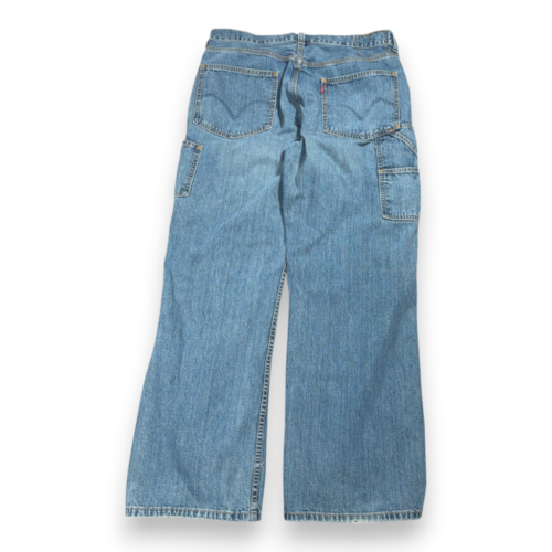 Vintage Levis Jeans Mens 34×30 Blue Carpenter Loose Straight Baggy Denim Y2K-2 Vintage Levis Jeans Mens 34x30 Blue Carpenter Loose Straight Baggy Denim Y2K