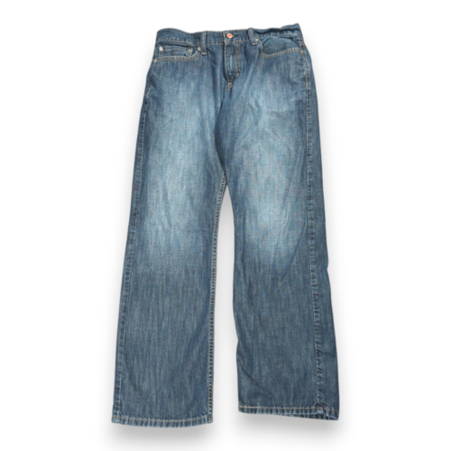 Vintage Levis Jeans Mens 32x30 Blue Slim Straight Dark Wash Cotton Denim 514 Y2K