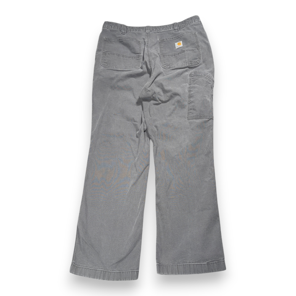 Carhartt Pants Mens 34x30 Gray Relaxed Rugged Flex Carpenter Workwear Utility-2 Carhartt Pants Mens 34x30 Gray Relaxed Rugged Flex Carpenter Workwear Utility